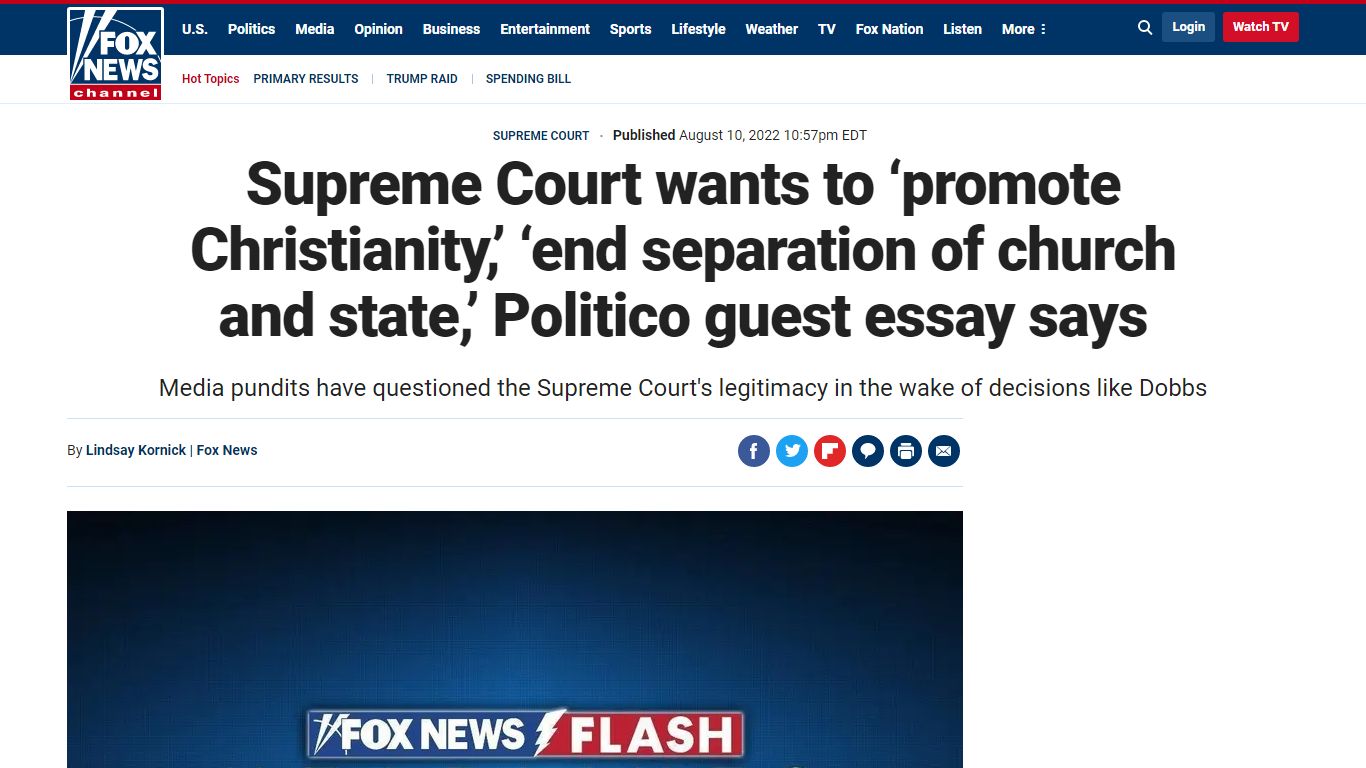 Supreme Court wants to ‘promote Christianity,’ ‘end separation of ...